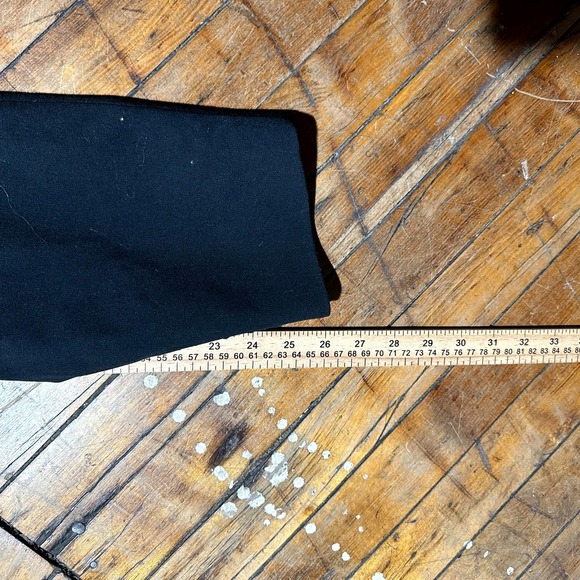 Claiborne Blazer Jacket Men's Size 42R Black Solid Long Sleeve Notch Lapel - Picture 9 of 10